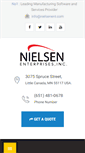 Mobile Screenshot of nielsenent.com
