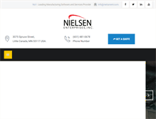 Tablet Screenshot of nielsenent.com